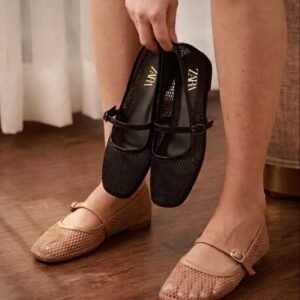 Ballet Net Mesh Flats