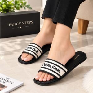 Calvin Klein Monogram Slides