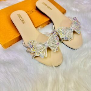 Jimmy Choo Butterfly Slides