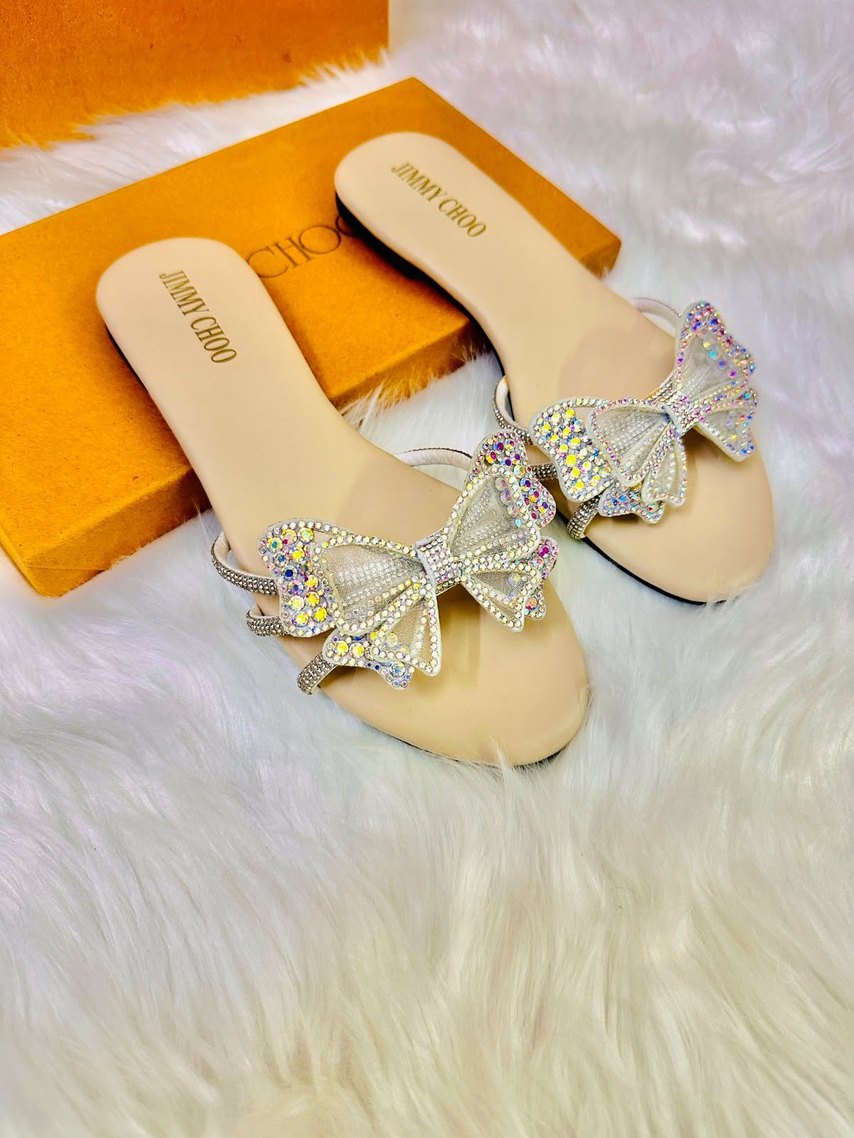 Jimmy Choo Butterfly Slides