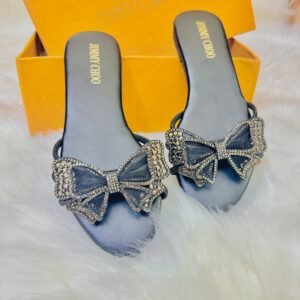 Jimmy Choo Butterfly Slides detail view