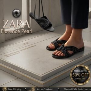 Zara Florence Pearl Slides detail view